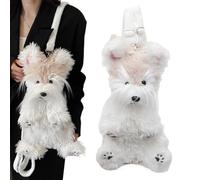 Generisch Plüschtier Handtasche - Hunde Weich Tier Tasche Lustig - Hundetasche Als Damenhandtasche Für Spaß | Für Reisen Einkaufen Pendeln Camping Klettern Kinder Und Erwachsene Geburtstagsfeier