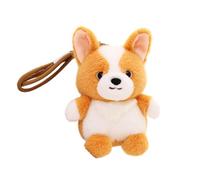 Generisch Plush Pendant - Stuffed Decoration Keepsake Keychain | Plush Dog Animal Pendant for Women Girlfriend Commuting Travel Shoulder Bag Backpack Tote