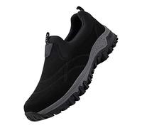generisch Podowalkschuhe Wanderschuhe Herren Extra Breit Trekkingschuhe rutschfeste Outdoor Schuhe Atmungsaktiv Freizeitschuhe Slip On Walkingschuhe Weit Herren Sneaker mit Fußgewölbestütze