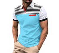 Generisch Poloshirt Herren Kurzarm Polohemd Stickerei Einfarbig Baumwoll Polo T-Shirt Herren Poloshirt Poloshirt Herren Kurzarm Baumwolle Polo Herren T-Shirt