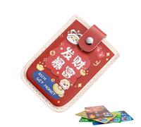 Generisch Pull Out Card Holder, Blocking Card 2.95x0.2 Inches Women’s Stylish Multi Slot Holders, Portable Blocker Wallet, Small Credit Cash Holders for Women