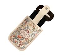 Generisch Pull Out Card Holder, Blocking Credit Cards Case, 4.13x2.95x0.2 Inches Boho Style Multi-Slot Small Wallet for Women, Secure and Compact Card Organizer