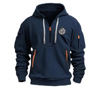 Generisch Pullove Herren Sweatshirt Langarm Herren Kapuze Pullover Herren Rundhals Herren Pullover Baumwolle Männer Pullover Pullover Für Männer 2024