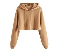 Generisch Pullover Damen Sommer, Strickjacke Mit Kapuze Damen, Cropped Hoodies Zipper Sweatjacke Mit Kapuze Langarm Sweatshirts Oberteile Kapuzenpullover Sommerpullover, Deals of The Day