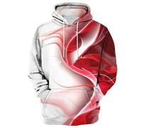 Generisch Pullover Herren Mit KapuzeMänner Hoodies Kapuze Hoodie 5XL Weißer Hood Kapuzenshirt Kapuzensweatshirt Warmer Blau Oversized Oversize