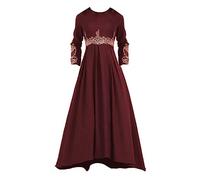Generisch Ramadan Kaftan, Frauen Kleidung, Arabische Ramadan Prayer Dress Muslim Islamische Abaya Gebetskleid Langarm Islamische Kleider Muslimische Kleidung Türkische Jilbab Hijab Kleid Elegant Maxi
