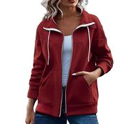 Generisch Regenjacke Wasserdicht Damen Sale, Herbstjacke Sale, Herbstjacke Damen Elegant Winterjacke Langarm-Plüsch-Festm Damen Mantel Kurz Wolle, 3 In 1 Jacke Damen Wasserdicht Sale