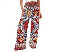 Generisch Reise Must Have The Deal Weite Sommerhose Damen Leicht Und Luftig High Waist Strandhose Lang Freizeithose Sommer Palazzo Hose Bequem Stoffhose Outlet Shop Sale