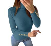Generisch Rollkragenpullover Damen Weiß