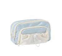 Generisch Rosy Posy Pencil Case, Kawaii Pencil Cases, Cute Aesthetic Waterproof Drawstring Pen Pouch, Pencil Case with Rosy Posy Pens, High Capacity Stationery Storage Bag Student (Pencil case-A)