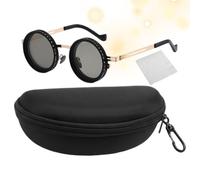 Generisch Runde Polarisierte Sonnenbrille | 1-9 Stufen UV-Schutz Schutzbrille | Flexible Retro Verstellbare Sonnenbrille | Für Wandern, Angeln, Golf, Sport, Autofahren, Reisen