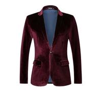 Generisch Sakko Herren Regular Fit Sportlich Anzüge Sakkos Für Männer Elegante Jacke Winter Blazer Langarm Anzugjacke Herrenanzug Jacke Freizeit Dünne Wintermantel Mode Jackett