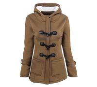 Generisch Sale Damen Kleidung Damen Sale Wintermantel Damen Elegant Herbstjacke Horn Lederpaarjacke Baumwolljacke Plus Samtlammwolljacke Top Fleecejacke Damen Mit Kapuze Damenjacken Sale Winter