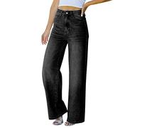 Generisch Sale Tages Blitzangebote Baggy Jeans Damen Jeanshose Sommerhose Sommer Hosen Sommerjeans Mom Jeans Boyfriend High Waist Freizeithose Kurzgröße Y2K Stretch Meine Bestellungen 2025