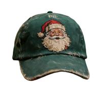 Generisch Santa Baseballcaps - Coole Atmungsaktive Vintage Bestickte Weihnachtsmann Mütze | Unisex Erwachsene Weihnachtsmütze | Für Erwachsene Familie Paare Mütter Väter