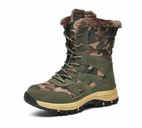 Generisch Schneestiefel Herren Winterschuhe Männer Trekking Wander Stiefel Outdoor Leicht Rutschfest Warm Modische Warme Arbeitsschuhe Boots Gefüttert Gefütterte Rutschfeste Extra Weit