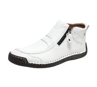 Generisch Schuhe Boots Damen - Wanderschuhe Lederschuhe Trekkingschuhe Damen Laufschuhe Sportschuhe Outdoorschuhe Freizeit Schuhe Espadrilles für Damen schwarz Leder für Camping,Hiking,Angeln