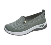 Generisch Schuhe Damen Weite K Schlupfschuhe - Laufschuhe Für Breite Fuß Orthopädische Leichte Und Atmungsaktive Trainer Bequeme Turnschuhe Walkingschuhe rutschfest Ultraleichte Outdoor Sneaker
