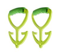 Generisch Shopping Bag Holders - Heavy Duty Grocery Bag Holder | Ergonomic Grip Non Slip | Lightweight 2 Pieces, Anti-Squeezing, Tote Bags Support with Thickened Handles for Shopping Camping Travel