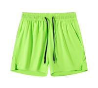 Generisch Shorts Herren Sommer Schwimmhose Herren Shorts Männer Badehose Slip Jogginghose Kurz Badehose Neon Camo Jogginghose Kurz Neopren Shorty 4XL