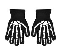 Generisch Skelett-Handschuhe für Kinder, Totenkopf-Knochen-Handschuhe | Halloween Kinder Radfahren Totenkopf Handschuhe,Halloween-Skelett-Fäustlinge zum Laufen, Outdoor-Radfahren, Skifahren