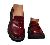 Generisch Slip on Loafer Damen Sommerschuhe Modische Einfarbige Freizeitschuhe Bequeme Trainingsschuhe Laufschuhe Atmungsaktive Arbeitsschuhe Outdoor Casual Einfußschuhe