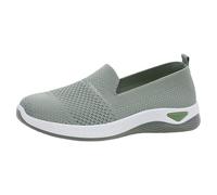 Generisch Slip On Sneaker Damen Orthopädische Schuhe Walkingschuhe Weite K Laufschuhe Leichte Joggingschuhe Atmungsaktiv Fitnessschuhe Bequeme Sportschuhe Outddor Casual Turnschuhe zum Schlüpfen