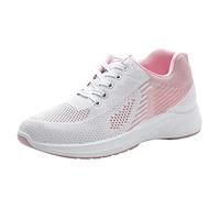 Generisch Slip on Sneakers Damen Damen Schuhe Sneaker Sommer Orthopädische Schuhe Elegant rutschfeste Walkingschuhe Leicht Breite Füße Laufschuhe Hallux Valgus Freizeitschuhe plantarfasziitis Weiß 40