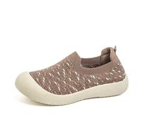 Generisch Sneaker Damen Slip On Slipper Leichte Atmungsaktiv Sportschuhe Turnschuhe Bequem Freizeitschuhe Walking Schuhe Outdoor Fitnessschuhe Trendige Bequem Freizeitschuhe