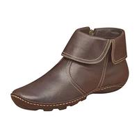 Generisch Sneaker Hoch Damen Bequem OrthopädischeFreizeitschuhe Mode rutschfest Walkingschuhe Leicht Breite Fuße Wasserdicht Turnschuhe Freizeit Cushion Damenschuhe Sneaker Ohne Schnürung Kaffee 42