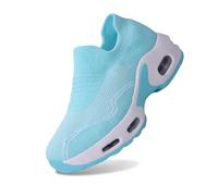 Generisch Sneakers Damen Walkingschuhe Atmungsaktives Mesh Outdoorschuhe Slip On Turnschuhe Weiches Leichtes Freizeitschuhe Sneakers Fitnessschuhe Laufschuhe Sommerschuhe