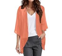 Generisch Sommer Cardigan Dünne Strickjacke Rosa Damen Braun Grau Leicht Bunte Blau Weiss Grobstrickjacke Pink Kurz Hellblau Flauschige Weiß Gelb Leichte Strickjacken