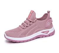 Generisch Sommer Sneaker Damen Schuhe Sneakers Orthopädische Turnschuhe Ultra-Bequeme rutschfeste Walkingschuhe Freizeit Breite Füße Laufschuhe Memory Damenschuhe Sneaker Bequeme Schuhe Damen Rosa 42