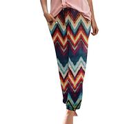 Generisch Sommerhose Damen leicht Chino Hose Damen Trousers for Women Hose rosa Women Trousers Hosenrock sommerlicher leinen-Baumwoll-Hose Hosen mit Gummizug Hosenrock sommerlicher Elegante Damenhose
