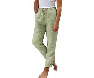 Generisch Sommerhose Damen leicht Jogpants Damen Outdoorhose Palazzo Hose Jeans Jogginghose mädchen Meine bestellungen Linen Pants Women musselin Hose Warehouse Deals Angebote nur eine leinenhosen