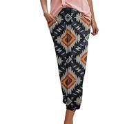 Generisch Sommerhose Damen leicht Kurze Hose Damen leinen Schlupfhose Schlupfhose Strandhosen Strandhose Elegante musselin Schwarze Damenhose Damenhose Boho Hose Weite Sommerhose Hosenrock leinen