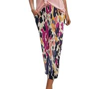 Generisch Sommerhose Damen leicht Weisse Hosen Damen Medizin Strandhosen Schwarze Damenhose Damenhose leichte luftige Sommerhose Chino Hose Chiffon Hose Linen Chinohose Schlupfhose Hosenrock Linen