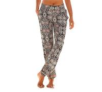 Generisch Sommerhose Damen schöne Bequeme Damenhose mit Baumwolle Hose rosa leichte Hosen Damen Strandhose Hosenrock luftige Damenhosen orange Hose leichte luftige Sommerhose Hosen mit Gummizug