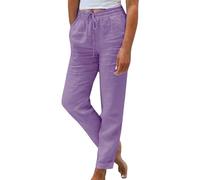 Generisch Sommerhose Damen Trousers for Women Stoffhose Damen Caprihose Leinenhose Elegante Damenhose Meine bestellungen anzeigen 2025 Sommerhose Caprihose Damenhose wrap Pants Caprihosen