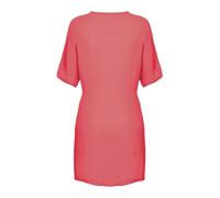 Generisch Sommerkleid Damen, Sommerkleid Damen Elegant, Müheloses Lässiges Midi Hemdkleid Für Jeden Leichtes Locker Geschnittenes Hemdkleid Mit Kurzen Ärmeln Atmungsaktivem Bequemem Mischgewebe
