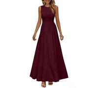 Generisch Sommerkleid Sommerkleid Größe 50 Kleid Valentinstag Dress Strandkleid Lang Abendkleider Kurz Cocktailkleider Damen Elegant Sommerbekleidung Für Damen Beige Hochzeitskleid