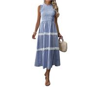 Generisch Sommerkleid Sommerkleid Mit Ärmel Kleid Schulterfrei Backless Dress Strandkleid Damen Luftig Abendkleider Damen Cocktailkleider Sommeroutfit Lang Boho Samtkleid
