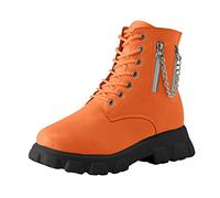 Generisch Sommerschuhe Damen Plateau Stiefel Weiß Leicht Hoch Freizeitschuhe Bequeme Sportschuhe rutschfest Straßenlaufschuhe Modische Schnürsenkel Große Größen Orthopädische Casual Joggingschuhe