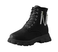 Generisch Sommerschuhe Damen Plateau Stiefel Weiß Leicht Hoch Freizeitschuhe Bequeme Sportschuhe rutschfest Straßenlaufschuhe Modische Schnürsenkel Große Größen Orthopädische Casual Joggingschuhe