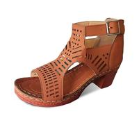 Generisch sommerschuhe damen, Sandalen Damen Mit Absatz Elegant Offene Zehe High Heels Riemchen Sommerschuhe Sommer Sandaletten Absatzschuhe Hochzeit Bequem Riemchensandalen Weite H Riemchenpumps