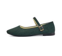 Generisch Sommerschuhe Damen Walkingschuhe Schnalle Flache Loafers Damen Sommer Bequeme Arbeitsschuhe Slip On Turnschuhe Wildleder Freizeitschuhe Indoor Sportschuhe Schlupfschuhe Weich Ballettschuhe