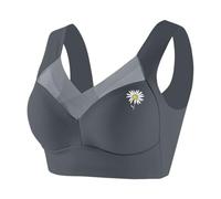 Generisch Sport BH Verlängerung 2 Haken Seamless Gepolstert Ohne Bügel Große Brüste Soft Buegel Hemdchen M-6XL Set Brust Still Racerback Damen 80G Push Up Bustier XXL Aa Cup Sports Bra Women