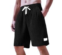 Generisch Sporthose Herren Kurz Frottee Shorts Frottee Sporthose Leicht Sommerhose Herren Cord Shorts Baggy Chino Hose Stretch Jogginghose Sport Freizeithose Outdoor Cargohose Sporthose Männer Casual