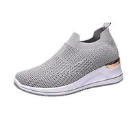 Generisch Sportschuhe Damen Mit Absatz Höhere Laufschuhe Casual Turnschuhe Mesh Smmmer Low Top Joggingschuhe Elegant Outdoorschuhe Jogging Tennisschuhe Plattform Leicht Wanderschuhe