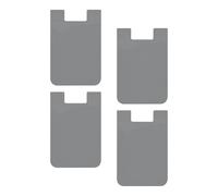 Generisch Sticky Wallet for Phone - 8x6cm Card Pocket | Self-Adhesive Holder with Multi-Slot Design, PU Leather Phone Back Mount with Soft Lining, Mobile Accessory Organizer, Wallet Pouch